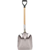 Scoop Shovel, Wood, Aluminum Blade, D-Grip Handle, 24-1/2" Length Pathway Supply LP