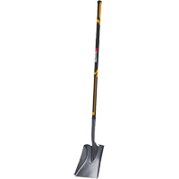 Pro Square Point Shovel, Fibreglass, Tempered Steel Blade, Straight Handle, 48" Long Pathway Supply LP