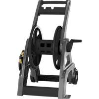 Foldable Hose Reel Cart, 175', Aluminum/Poly-Plastic Pathway Supply LP