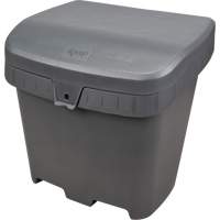 Salt & Sand Storage Bins, With Hasp, 21" x 27" x 26", 4.24 cu. ft., Grey Pathway Supply LP