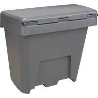 Salt & Sand Storage Bins, With Hasp, 21" x 27" x 26", 4.24 cu. ft., Grey Pathway Supply LP