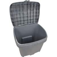 Salt & Sand Storage Bins, With Hasp, 21" x 27" x 26", 4.24 cu. ft., Grey Pathway Supply LP