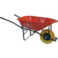Big Wheel Contractor Wheelbarrow, 6 cu. ft., Steel Tray Pathway Supply LP