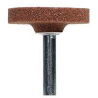 Vitrified Bond Mounted Points, W235, Aluminum Oxide, 1-1/2" Dia., 1/4" L, 60 Grit Pathway Supply LP