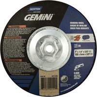 Gemini&reg; Saucer Wheel, 7" x 1/4", 5/8"-11 Arbor, Aluminum Oxide, Type 28 Pathway Supply LP