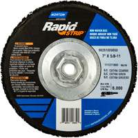 Disques &agrave; moyeu d&eacute;port&eacute; non tiss&eacute;s pour d&eacute;capage rapide Bear-Tex, 7" dia., Grain Extra grossier, Carbure de silicium Pathway Supply LP