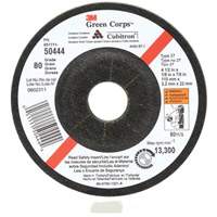 Green Corps Flexible Grinding Wheel, 4-1/2" x 1/8", 7/8" Arbor, Ceramic, Type 27 Pathway Supply LP