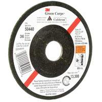 Green Corps Flexible Grinding Wheel, 4-1/2" x 1/8", 7/8" Arbor, Ceramic, Type 27 Pathway Supply LP