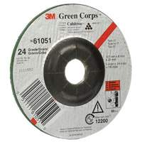 Green Corps Flexible Grinding Wheel, 5" x 1/4", 7/8" Arbor, Ceramic, Type 1 Pathway Supply LP