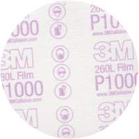 Hookit Finishing Film Disc, 5" Dia., P1000 Grit, Aluminum Oxide Pathway Supply LP