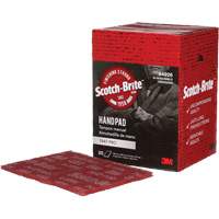 Scotch-Brite 7447 Hand Pads, Aluminum Oxide, 9" x 6", Very Fine Grit Pathway Supply LP