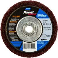 Meule abrasive non tiss&eacute;e &agrave; moyeu d&eacute;port&eacute; Rapid Blend, 4-1/2" dia., Grain 150-180, Oxyde d'aluminium Pathway Supply LP