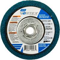 Meule abrasive non tiss&eacute;e &agrave; moyeu d&eacute;port&eacute; Vortez Rapid Blend, 4-1/2" dia., Grain 100-120, Oxyde d'aluminium Pathway Supply LP
