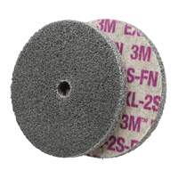 Scotch-Brite EXL Unitized Wheel, 6" x 1/4", 1/4" Arbor, Fine Grit, Aluminum Oxide/Ceramic/Zirconium Pathway Supply LP