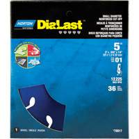 Dialast RightCut Cut-Off Wheel, 5" x 0.05", 7/8" Arbor, Type 01/41, Diamond, 12225 RPM Pathway Supply LP
