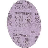Cubitron II Hookit 775L Series Film Sanding Disc, 6" Dia., 150+ Grit, Ceramic, 3 mils Pathway Supply LP