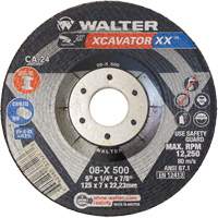 Meule Xcavator XX, 5" x 1/4", Arbre 7/8", C&eacute;ramique, Type 27 Pathway Supply LP