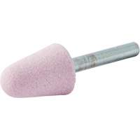 Meule mont&eacute;e vitrifi&eacute;e, A5, Oxyde d'aluminium, 3/4" dia., 1-1/8" lo, 80 Grain Pathway Supply LP