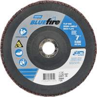 Disque &agrave; lamelle conique centr&eacute; BlueFire R884P/R884V/R860, 7" x 7/8", Type 29, Grain P36, Alumine de zirconium Pathway Supply LP