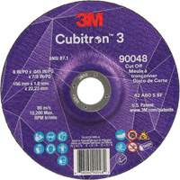 Cubitron 3 Cut-Off Wheel, 6" x 0.045", 7/8" Arbor, Type T27, Ceramic, 10200 RPM Pathway Supply LP
