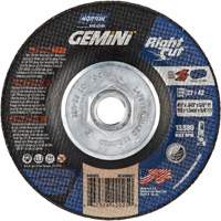 Gemini RightCut Right Angle Cut-Off Wheel, 4-1/2" x 0.045", 5/8"-11 Arbor, Type 27/42, Aluminum Oxide, 13580 RPM Pathway Supply LP