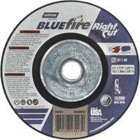BlueFire RightCut Right Angle Cut-Off Wheel, 4-1/2" x 1/16", 5/8"-11 Arbor, Type 27/42, Aluminum Oxide, 13580 RPM Pathway Supply LP