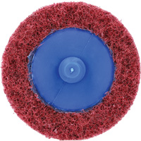 Disque de pr&eacute;paration de surface non tiss&eacute; &agrave; rechange rapide Bear-Tex Vortex, 2" dia., Grain Moyen, Oxyde d'aluminium Pathway Supply LP
