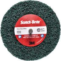 Disque Clean and Strip XT Pro Extra Cut Disc XC-DC Scotch-Brite, 4" dia., Grain Extra grossier, Oxyde d'aluminium Pathway Supply LP