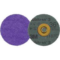 Disque en fibre Roloc Cubitron 3, 3" dia., Grain 36+, C&eacute;ramique Pathway Supply LP