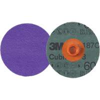 Disque en fibre Roloc Cubitron 3, 4" dia., Grain 60+, C&eacute;ramique Pathway Supply LP