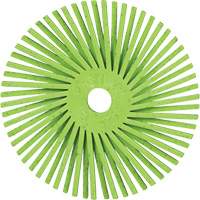 Scotch-Brite Type A Precision Radial Bristle Brush PN-RB, Ceramic, 50+ Grit, 3" Dia. Pathway Supply LP