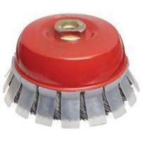 Brosse-boisseau &agrave; fils nou&eacute;s avec protecteur, 2-3/4" dia. x 5/8"-11 arbre Pathway Supply LP