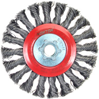 Bosses &agrave; fils nou&eacute;s standards, Dia. 4-1/2", Fils 0,02", Arbre 5/8"-11, Acier Pathway Supply LP