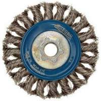 Roue compl&egrave;te de c&acirc;ble de torsion, Dia. 5", Fils 0,02", Arbre 5/8"-11, Acier inoxydable Pathway Supply LP