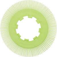 Brosse radiale en soies de pr&eacute;cision type S PN-RB sans adaptateur Scotch-Brite, C&eacute;ramique, Grain 50+, 8" dia. Pathway Supply LP