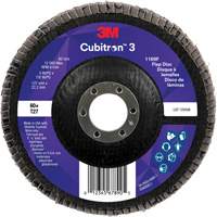 Cubitron 3 Flat Flap Disc 1169F, 5" x 7/8", Type T27, 60+ Grit, Ceramic Pathway Supply LP