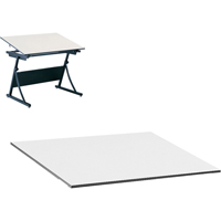 Dessus de table Planmaster, 60" la x 3/4" h, Blanc Pathway Supply LP