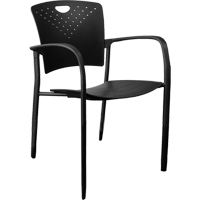 Chaises empilables MaxX StaxX, Polypropyl&egrave;ne, Hauteur 17-1/4", Capacit&eacute; 275 lb, Noir Pathway Supply LP