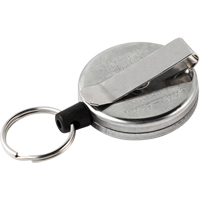 Original Self Retracting Reels #485-HDK, Chrome, 48" Cable, Belt Clip Attachment Pathway Supply LP