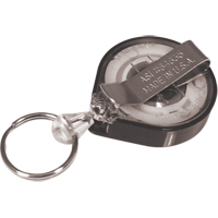 Retractable Mini-Bak&reg; Key Rings, Plastic, 36" Cable, Belt Clip Attachment Pathway Supply LP
