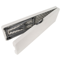 Folding Bench, Polyethylene, 72" L x 12" W x 17" H Pathway Supply LP