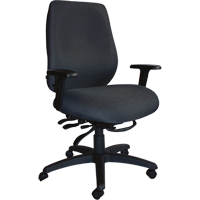 Cierra Heavy Duty Ergonomic Chairs, Fabric, Black, 400 lbs. Capacity Pathway Supply LP