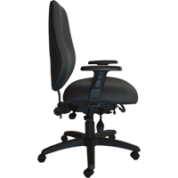 Cierra Heavy Duty Ergonomic Chairs, Fabric, Black, 400 lbs. Capacity Pathway Supply LP