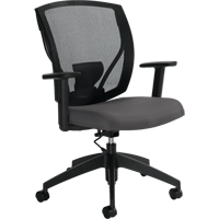 Task Chairs, Vinyl, Charcoal, 300 lbs. Capacity Pathway Supply LP