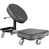 Flex Ergonomic Chair, Vinyl, Black/Grey Pathway Supply LP