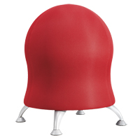 Zenergy Ball Chair, Fabric, Red, 250 lbs. Capacity Pathway Supply LP