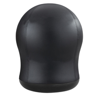 Zenergy Swivel Ball Chair, Vinyl, Black, 250 lbs. Capacity Pathway Supply LP