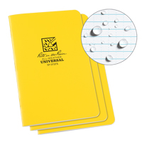 All-Weather Notebook, Soft Cover, Yellow, 48 Pages, 4-5/8" W x 7" L Pathway Supply LP