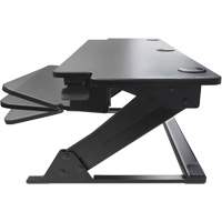 Goya Sit-Stand Workstation, Desktop Unit, 20" H x 42" W x 16" D, Black Pathway Supply LP