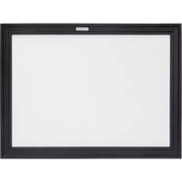 Black MDF Frame Whiteboard, Dry-Erase/Magnetic, 24" W x 18" H Pathway Supply LP